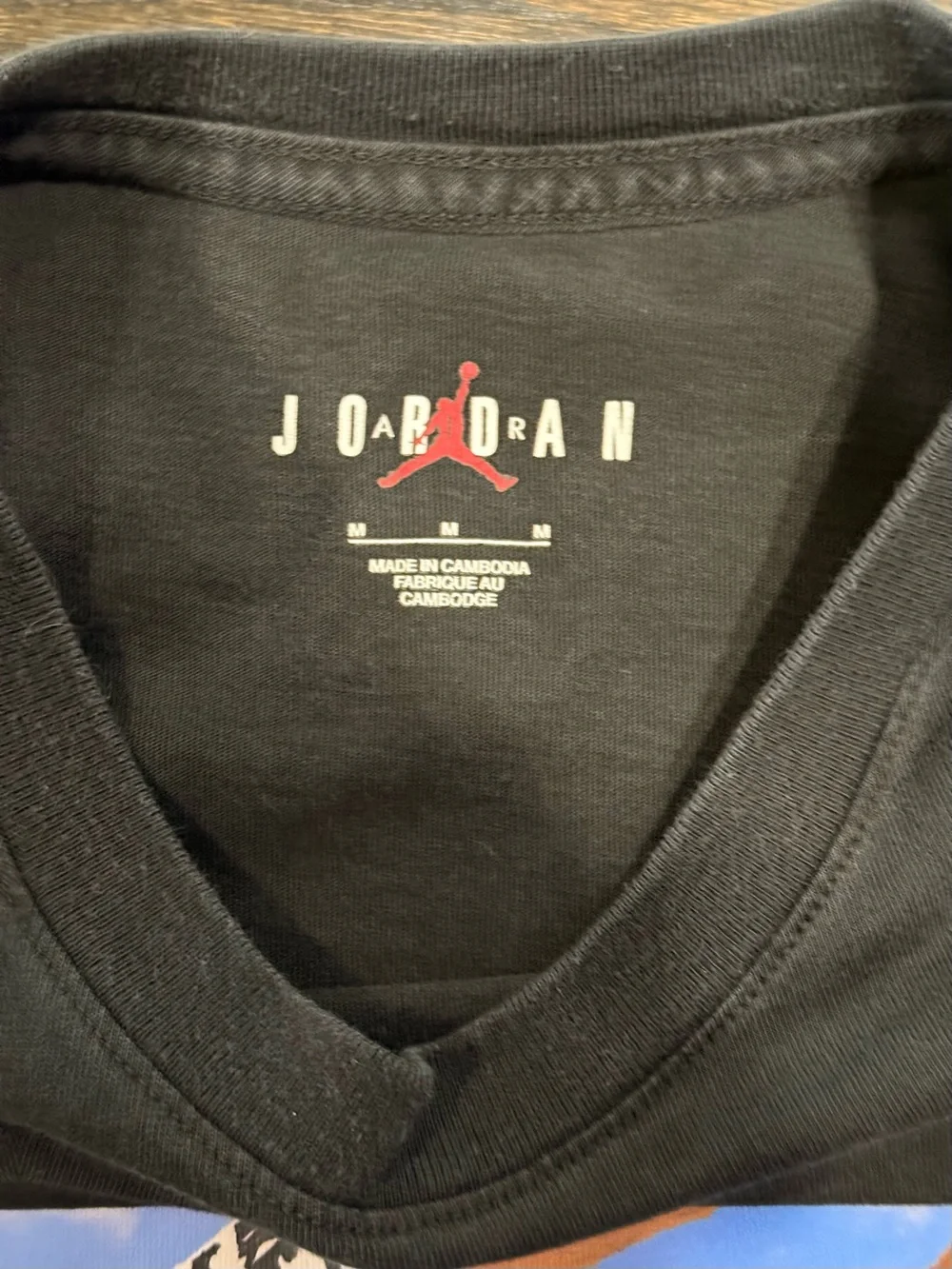 Jordan blue red graphic